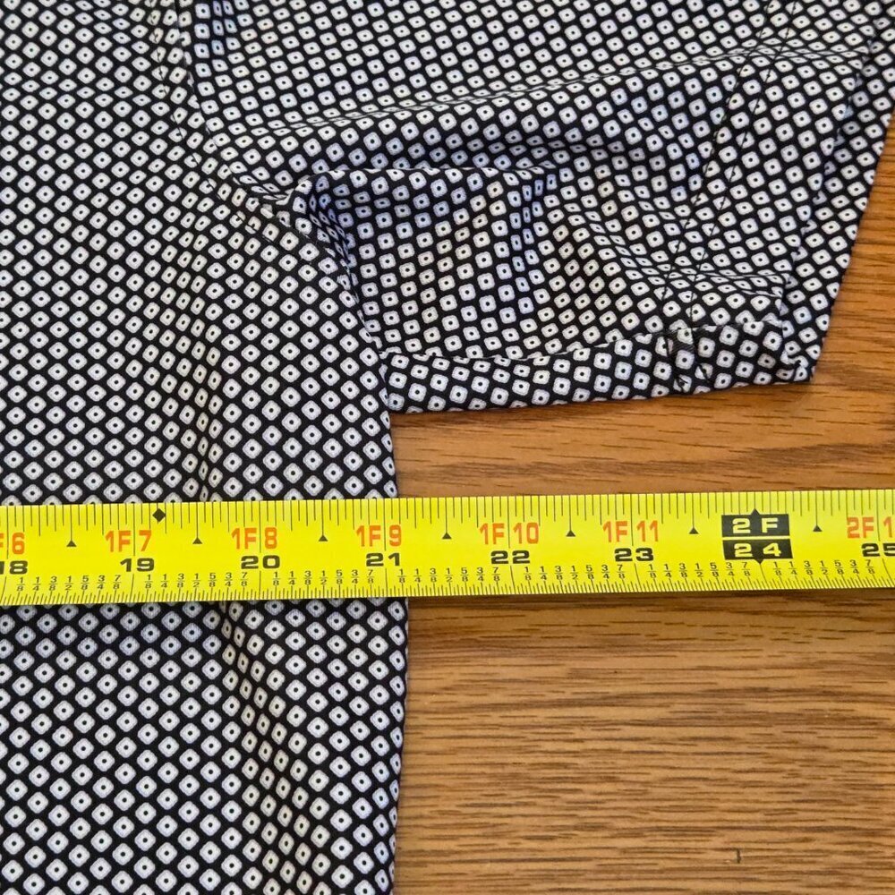 Peter Millar Polo Shirt Mens Medium Purple Diamond AOP Summer Comfort Lake Golf - Picture 10 of 14